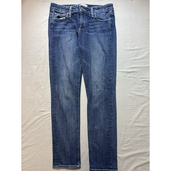Paige Denim - PAIGE | Women's Jeans Skyline Ankle Peg Size 27 Blue Low-Rise Straight 30x27